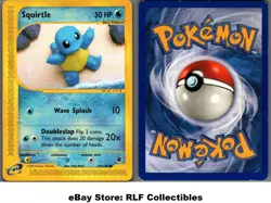 2002 Pokemon, Expedition, #131/165 Squirtle, Common - Image 1