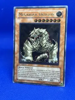 Megarock Dragon TLM-EN015 1st Edition Ultimate Rare Yugioh! Vintage 🔥🔥🔥 - Image 1