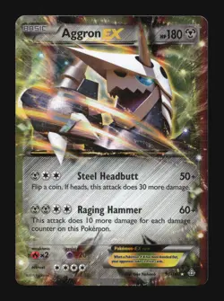 Aggron EX XY - Primal Clash #93/160 Ultra Rare Pokemon Card T3-290 - Image 1