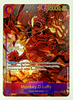 ONE PIECE Monkey D Luffy OP09-119 Alternate Art English Emperors New World MINT - Image 1