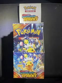 Pokemon Tcg Scarlet & Violet Surging Sparks Half Booster Box Display 18 Packs - Image 2