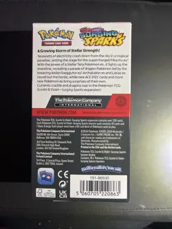 Pokemon Tcg Scarlet & Violet Surging Sparks Half Booster Box Display 18 Packs - Image 5