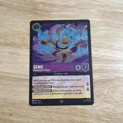 Genie - Wonderful Trickster 61/204 Azurite Sea Cold Foil Disney Lorcana - Image 1