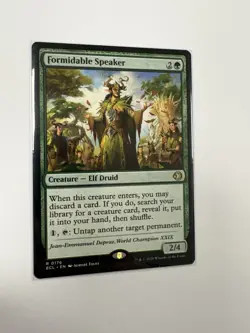 Formidable Speaker Lorwyn Eclipsed Regular R 0176 MTG Magic The Gathering - Image 1
