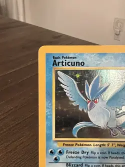 Pokemon TCG Articuno 2/62 Fossil Holo Rare Unlimited 1999 LP-MP - Image 5