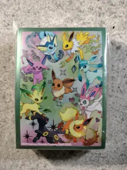 POKEMON PRISMATIC EVOLUTIONS SPC EEVEE DECK BOX + EXCLUSIVE CARD SLEEVE PACK NEW - Image 2
