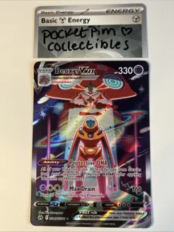 Pokemon Deoxys VMAX Gg45/Gg70 Crown Zenith: Galarian Gallery Holo TCG Card - Image 1