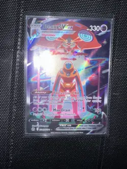 Deoxys VMAX GG45/GG70 - Crown Zenith Galarian Gallery Pokemon TCG Holo - LP Card - Image 1