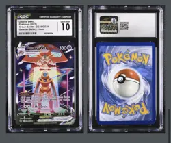CGC 10 Deoxys VMAX GG45/GG70 Crown Zenith Holo Pokemon TCG - Image 1