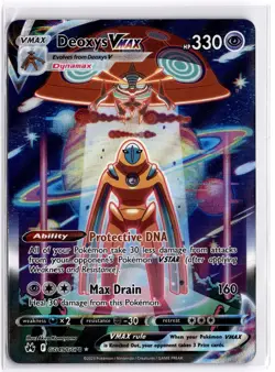 Pokemon TCG Deoxys VMAX GG45/GG70 Crown Zenith: Galarian Gallery Ultra Rare - Image 1