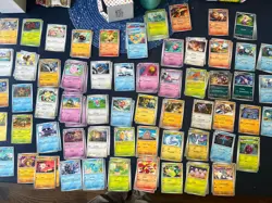Bulk Pokemon Cards Lot 1000 Near Mint | 100 HOLO/Rev Holo NO Energy | 1V/EX Card - Image 3