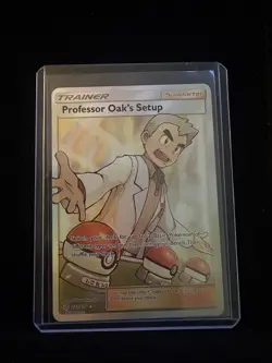 Professor Oak's Setup (Full Art) 233/236 Sm-Cosmic Eclipse Holo - Image 1