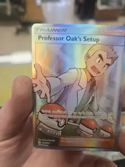 Professor Oak's Setup (Full Art) 233/236 Sm-Cosmic Eclipse Holo - Image 1