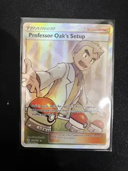 Professor Oak's Setup (Full Art) 233/236 Sm-Cosmic Eclipse Holo - Image 1