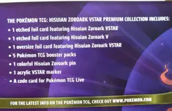 Pokemon TCG: Hisuian Zoroark VSTAR Premium Collection [New/Factory Sealed] - Image 2