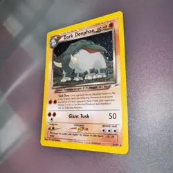 Pokemon Dark Donphan Neo Destiny TCG Unlimited Rare Card 3/105 Holo - Image 3
