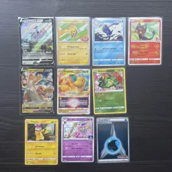 Pokemon joblot bundle. 10x cards. Stamped promo bundle. English JPN Indonesian. - Image 1