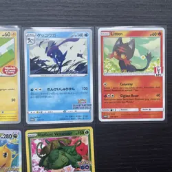 Pokemon joblot bundle. 10x cards. Stamped promo bundle. English JPN Indonesian. - Image 3