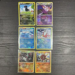 Pokemon joblot bundle. 6x cards. Stamped pokemon league cards. - Image 1