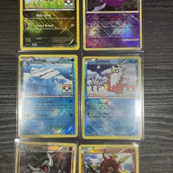 Pokemon joblot bundle. 6x cards. Stamped pokemon league cards. - Image 3