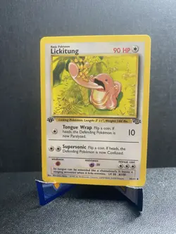 Lickitung Jungle First Edition 38/64 Pokemon Card 1999 - Image 1