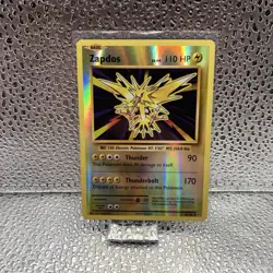 Zapdos 42/108 XY - Evolutions Reverse Holo Pokemon Card | NM - Image 1