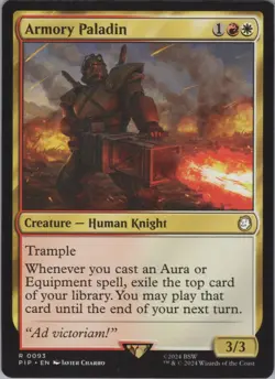 MTG Normal Armory Paladin R Universes Beyond: Fallout 93 NM - Image 1
