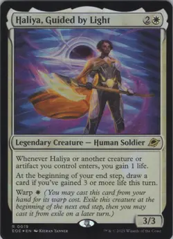 MTG (FOIL) Haliya, Guided by Light R Edge of Eternities 19 NM - Image 1