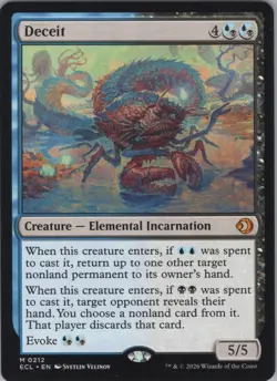 MTG Normal Deceit M Lorwyn Eclipsed 212 NM - Image 1