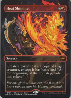 MTG Normal Heat Shimmer (Borderless) M Special Guests 137 NM - Image 1
