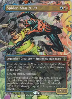 MTG Foil Spider-Man 2099 () (Borderless) R Marvel's Spider-Man 205 NM - Image 1