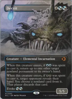MTG Normal Deceit (Borderless) M Lorwyn Eclipsed 293 NM - Image 1