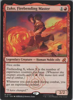 MTG Normal Zuko, Firebending Master M Avatar: The Last Airbender: Eternal-Legal - Image 1
