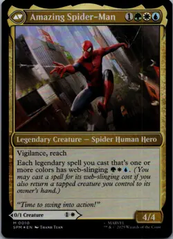MTG Foil Peter Parker M Marvel's Spider-Man 10 NM - Image 2