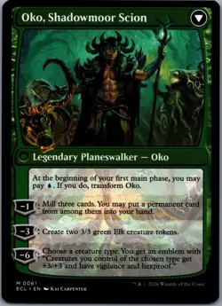 MTG Normal Oko, Lorwyn Liege M Lorwyn Eclipsed 61 NM - Image 2