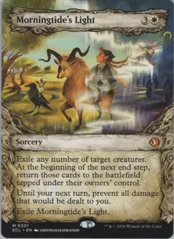 MTG Normal Morningtide's Light (Showcase) M Lorwyn Eclipsed 301 NM - Image 1