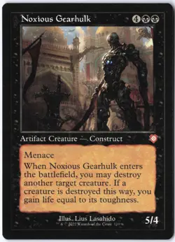 Noxious Gearhulk (Retro Frame) M Commander: The Brothers' War 110 LP - Image 1