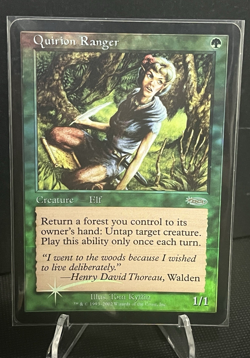 MTG x1 Quirion Ranger Rare Promo Foil! (FNM, Friday Night Magic - LP - See Pics) - Image 1