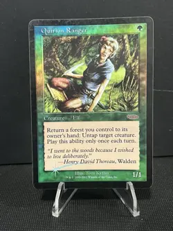 MTG x1 Quirion Ranger Rare Promo Foil! (FNM, Friday Night Magic - LP - See Pics) - Image 3