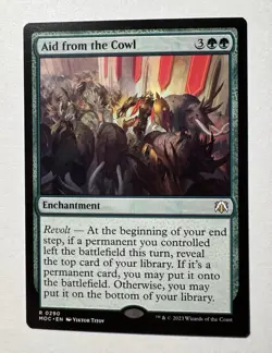 x1 Aid from the Cowl NM March of the Machine MOC 0290 MTG Magic The Gathering - Image 1