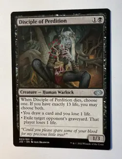 Disciple of Perdition #23 (NM) Jumpstart 2022 J22 Magic MTG - Image 1