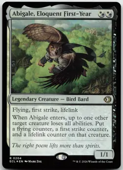 Abigale, Eloquent First-Year R Lorwyn Eclipsed 204 NMFoil - Image 1