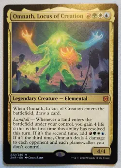 MTG Magic [x1] Omnath, Locus of Creation [x1] Zendikar Rising M/NM - Image 1