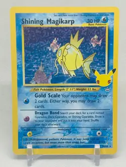 Shining Magikarp 66/64 Holo 25th Celebrations Pokemon TCG - Image 1