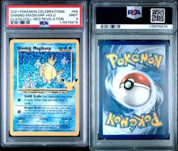 Pokemon TCG: Shining Magikarp - 66/64 - Celebrations: Classic Collection - PSA 9 - Image 3