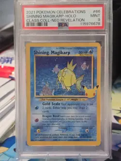 Pokemon TCG: Shining Magikarp - 66/64 - Celebrations: Classic Collection - PSA 9 - Image 4