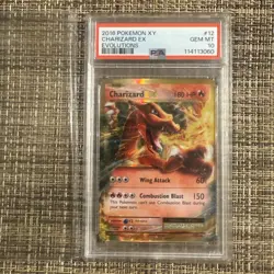 2016 POKEMON XY EVOLUTIONS #12 CHARIZARD EX PSA 10 GEM MINT - Image 1
