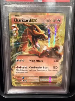 2016 CHARIZARD EX ULTRA RARE XY EVOLUTIONS POKEMON TCG PSA 10 GEM MINT #12/108 - Image 3