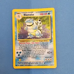 Blastoise Base Set 2/102 Holo - Damaged - Pokemon TCG - Image 1