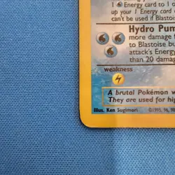 Blastoise Base Set 2/102 Holo - Damaged - Pokemon TCG - Image 4